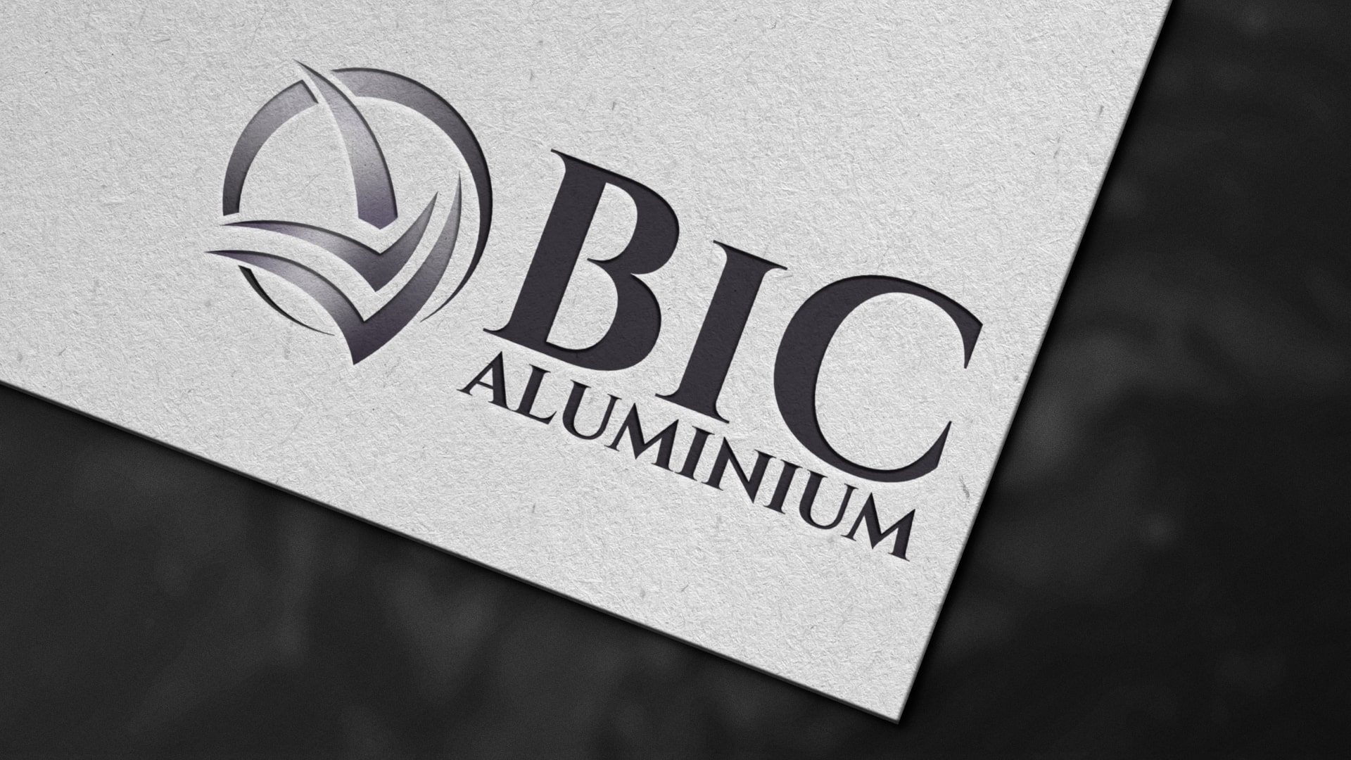 BIC Aluminium - logo dizaina izstrāde, logo dizains 3-min
